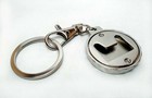 Coors Banquet Beer Can   Bottle Cap Opener Key Chain   Key Ring  Handmade