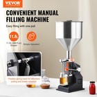 Vevor Manual Liquid Filling Machine Paste Bottle Filler 5-100ml Adjustable