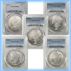 Ms64 Morgan Silver Dollars   Pcgs Ngc   1878-1904   P S O Mint Estate Dollar Lot