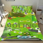 3pcs Duolingo Bedding Sets Duvet Cover Sets All Season For Kids