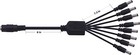 New Dc 1 Female To 8 Male Power Splitter Cable For Cctv Surveillance System