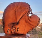 Vintage Wilson 568 Catcher s Mitt Player s Model Made In Usa Baseball Glove