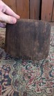 Antique Early Primitive Worn Wood Head Form Hat Mold 7  Patina