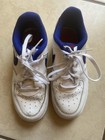Size 2y  gs  - Nike Air Force 1 Low White Deep Royal Blue