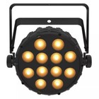 Chauvet Slimpar Q12btils 4-pack Bluetooth Ils Wireless 12-quad Color Rgba Leds