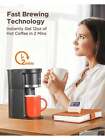 One Cup Single Serve Coffee Maker For K Cup   Ground Coffee 6 To 14 Oz Brew Size