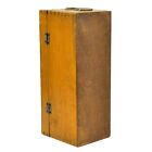 Small Oak Microscope Case Originally For Milben Microscope W 4 Vintage Slides