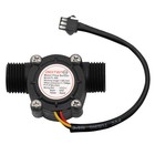 G1 2  Water Flow Hall Sensor Switch Flow Meter Flowmeter Counter 1-30l min