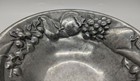 2 Vintage Pewter Rwp The Wilton Co  Fruits Embossed Dish Bowl