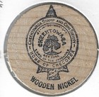 1974 Checopex 11th Stamp   Coin Exhibition  Cheektowaga  New York  Wooden Nickel