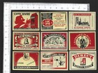 Netherlands   Belgium Vintage Matchbox Labels Many With Advertisements  25 