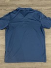 Pre Owned Adidas Men   s Golf Polo Size L Royal Blue