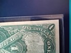 1917  1 Dollar Large Size Legal Tender Banknote Sawhorse  Crisp Unfolded 