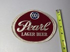 Large Vintage Pearl Lager Beer Jacket Patch- Removed From Vintage Uniform