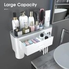 Porta Cepillos De Dientes Organizador Para Ba  o Accesorios Dispensador Pasta