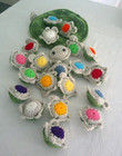Sea Turtle Memory Game For Toddlers And Seniors W 20 Baby Turtles Crocheted New