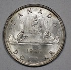 1936 Canada  1 Silver Dollar Unc