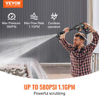 Vevor Cordless Electric High Pressure Washer Gun 580 Psi Portable Power Cleaner