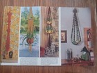 Lot Of 7 Vintage 70 s Macrame Books - Patterns  Instructions - Christmas  Furn  