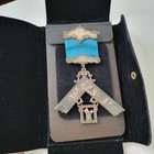 Vintage 1983 Masonic Mason Past Master Sterling Silver Medal F   Am Ambridge 701