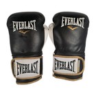 Everlast Powerlock Training Boxing Gloves 14oz Black Gold White Sparring Bag