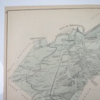 Salsbury  salisbury  Township Antique 1876 Lehigh County Pa Map Atlas Page