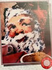 Caron Christmas Santa Latch Hook Kit Rug Wall Hanging Wonderart 12    By 12   