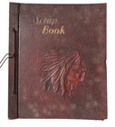 Vintage 1954 Scrapbook Cars Hunters Religious Pic Cards Half Full Indian Cover