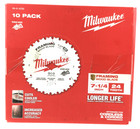 Milwaukee Circular Saw Blade 7-1 4 Inch Framing Wood Blade  10 Pack 48-41-0723
