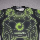 Origin Bjj Rash Guard Mens M Electron Long Sleeve Jiujitsu Compression Top Usa