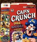 Vintage 2002 Quaker Cap n Crunch Galidor Glitching Lego Card Nick  1 Cereal Box