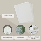 Vellum Paper Sheets - 8 5 X 11 In  100 Count - 93gsm Translucent   Transparen   
