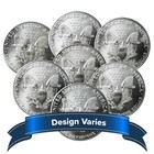Lot Of 10 -  1 American Silver Eagle 1 Oz Random Year Impaired
