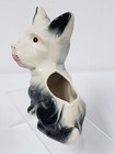 Vintage Terrier Puppy Dog Ceramic Planter 1950s 5 75  High