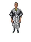 Xxxl Mexican Poncho   Frida Kahlo    One Size   Gaban   Black   White