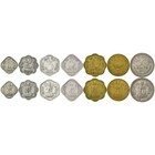 India   7 Coin Set   1 2 3 5 10 20 50 Paisa   1965 - 1971
