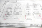 Vintage Vellum   Bristol Paper Mechanical Drawings 18  X 12   Lot Of 17  1950 s