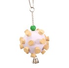 Cork Orb Medium Parrot Toy - Ball With Corks For Amazon  African Grey  Eclectus