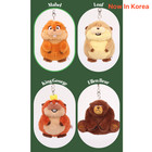 Disney Hoppers Official Mabel  Loaf  King George  ellen Bear  Plush Keychain