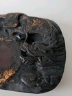 Antique Vintage Japanese Chinese Dragon Inkstone Heavy 5 5 l  3 75 w
