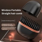 Mini Hair Straightening Comb Wireless Charging Portable Multifunctional Hair Car