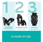 Evenflo Revolve360 Extend Convertible Car Seat With 360 Rotation  Rowe Pink