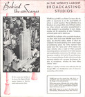 1940s Nbc Studio Tour Vintage Advertising Brochure National Broadcasting Co  Nyc