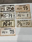 Lot Of 23 Ahdra hdra ecra Harley Drag Racing License Plates Rusty