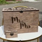 Wooden Wedding Card Box And Ring Box Rustic Wedding Gift Card Box Card Holder