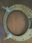 Antique 11  Brass Bronze Ship Porthole Maritime Nautical Newburyport Mass