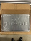 Old Forester The First Bottled Bourbon Tin Tacker Sign Factory Sealed 18x11