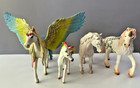 Lot Of 4 Schleich Unicorns pegasus Bayala Fastasy Horses