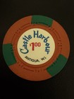  1 Castle Harbour Antigua Casino Chip Caribbean