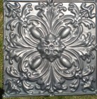 Antique Victorian Nouveau Ceiling Tin Tile Ancanthus Flower Cottage Chic Fleur
